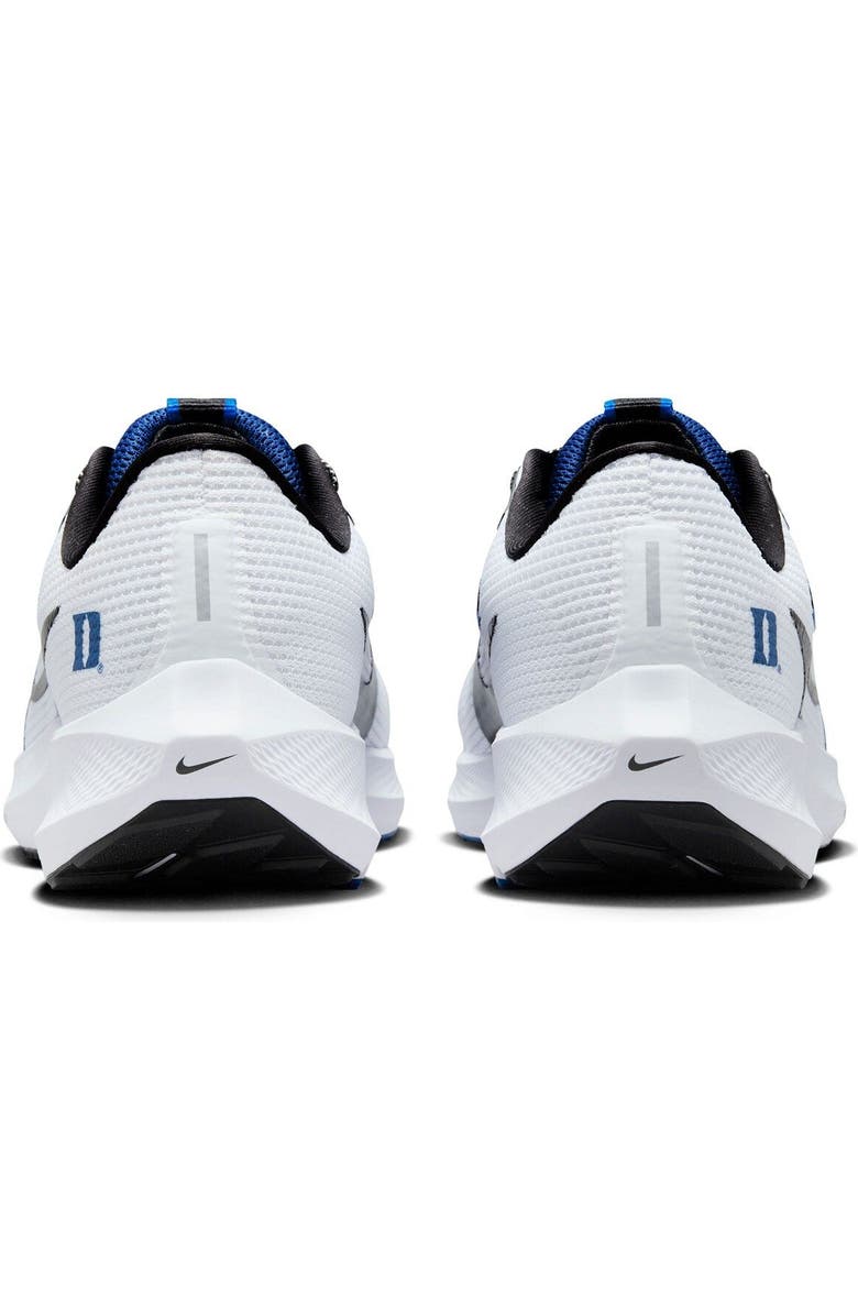 Nike Unisex Nike White Duke Blue Devils Zoom Pegasus 40 Running Shoe, Alternate, color,