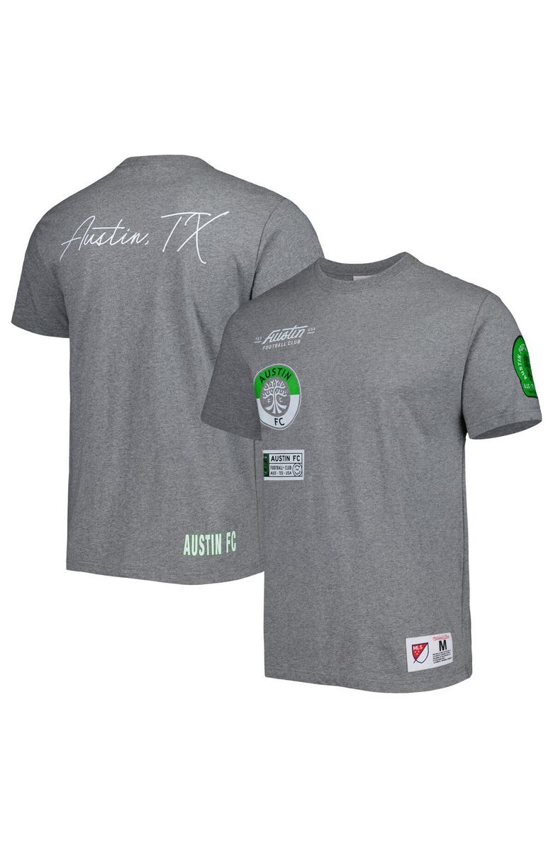 Mitchell & Ness Men Mitchell & Ness Gray Austin FC City Tee, Main, color, Gray