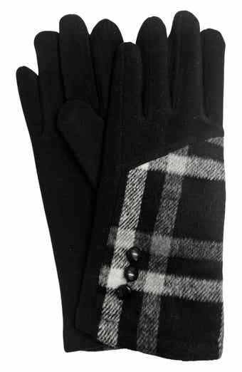 MARCUS ADLER Plaid Touchscreen Gloves