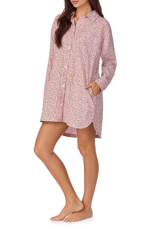 Bedhead Pajamas Print Organic Cotton Jersey Nightshirt In Willow Ditsy