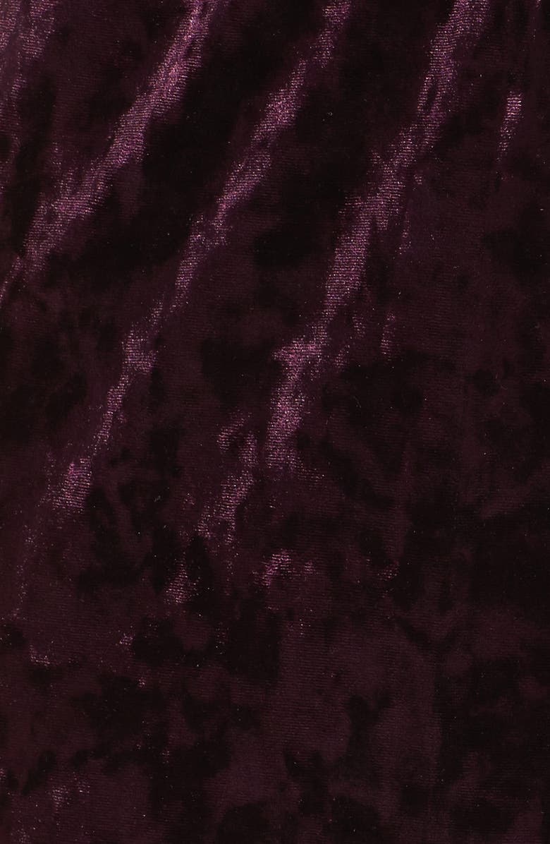 Gabby Skye Ruched Crushed Velvet Dress, Alternate, color, 
