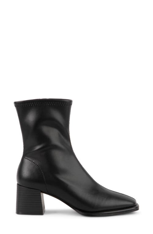 Steve Madden Pammy Block Heel Bootie In Black