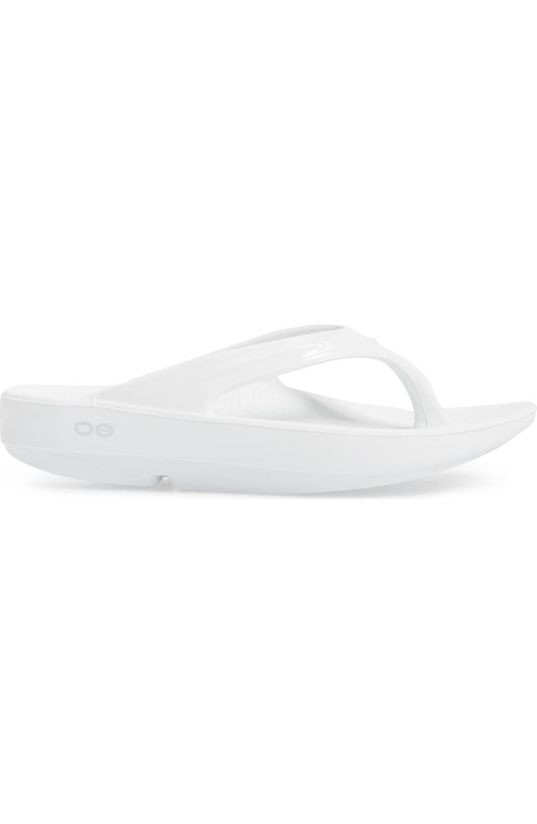 Oofos OOlala Sandal, Alternate, color, White