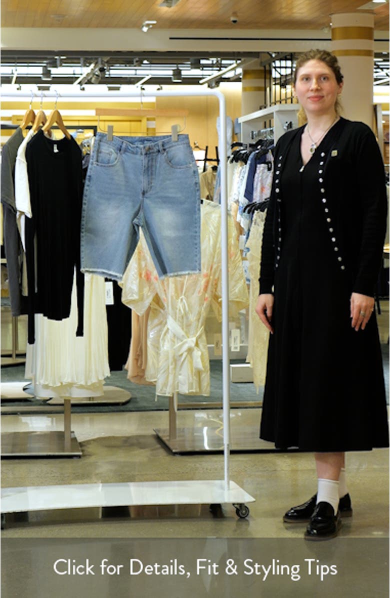 Dita Denim Bermuda Shorts, sales video thumbnail