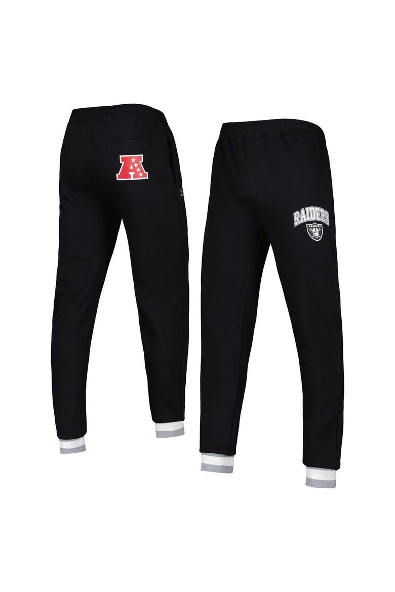 Men's Starter Black Las Vegas Raiders Blitz Fleece Jogger Pants, Main, color, Black