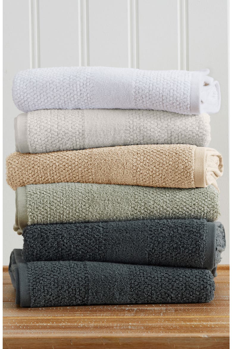 12-Pack Checker Texture Washcloths, Alternate, color, WHITE