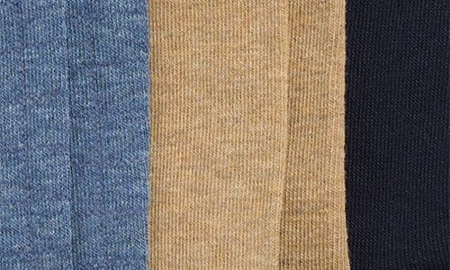 Tommy Hilfiger 4-pack Solid Crew Dress Socks In Multi