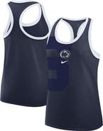 Nike Women's Nike Navy Penn State Nittany Lions Primetime Racerback Tri-Blend Tank Top