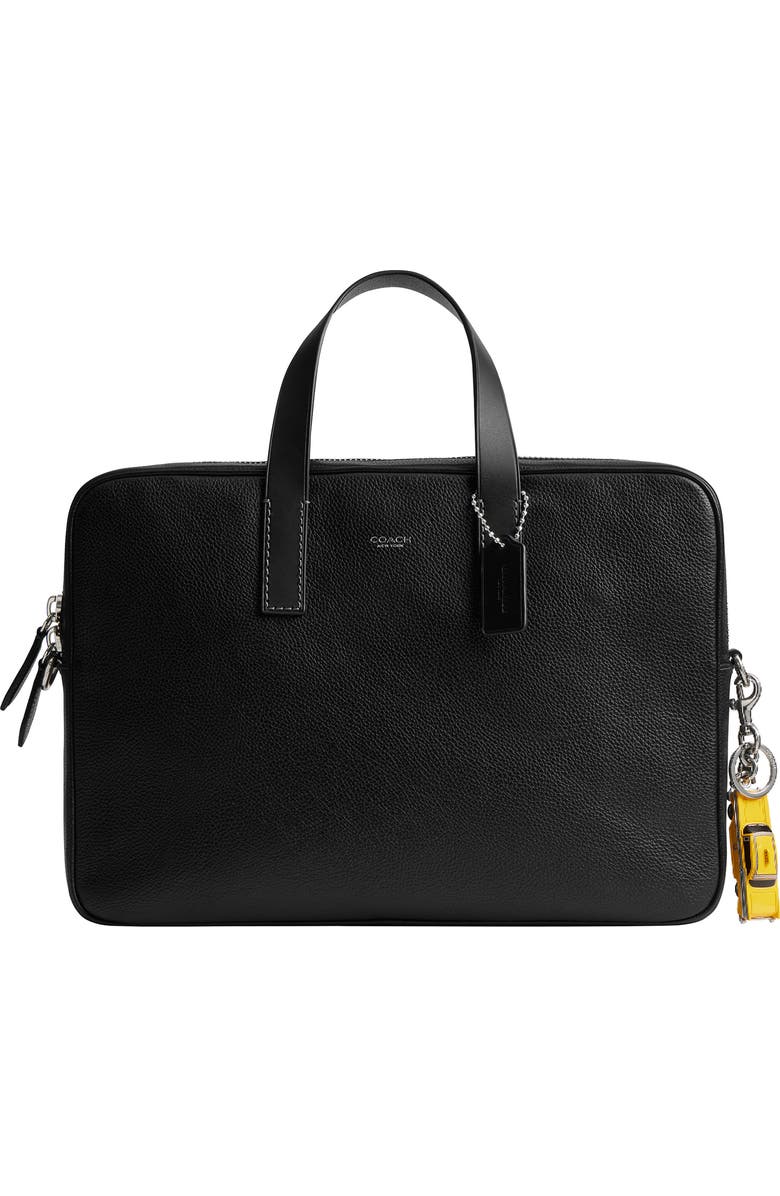 COACH Taxi Bag Charm, Alternate, color, Yellow Multi