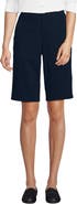 Lands' End Elastic Back Classic 12" Chino Shorts