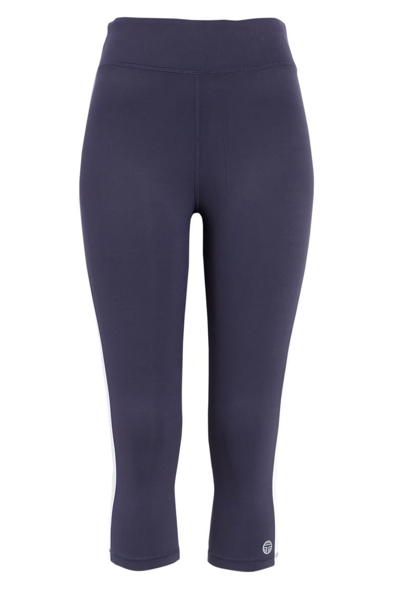 Tory Sport Hi-Vis Crop Leggings, Alternate, color, TORY NAVY