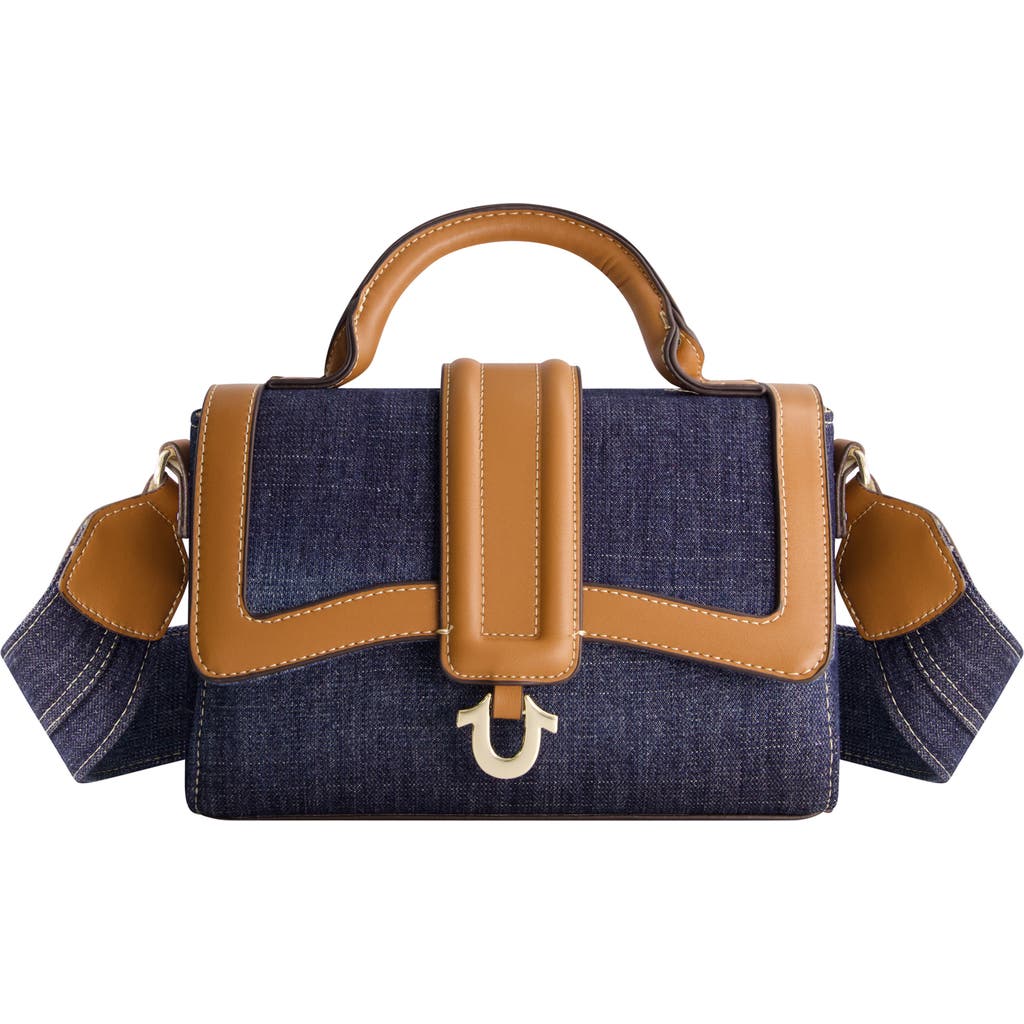 TRUE RELIGION TRUE RELIGION MINI DENIM SATCHEL BAG