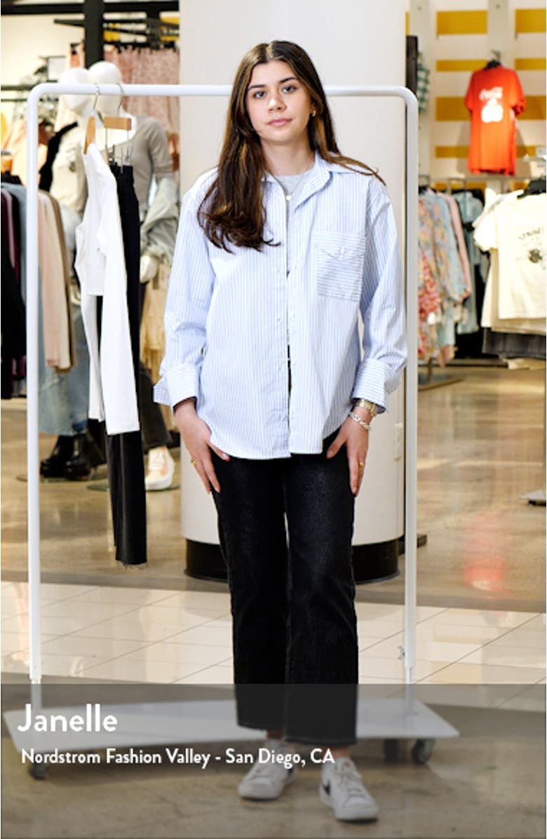 Shay Stripe Cotton Button-Up Shirt, sales video thumbnail