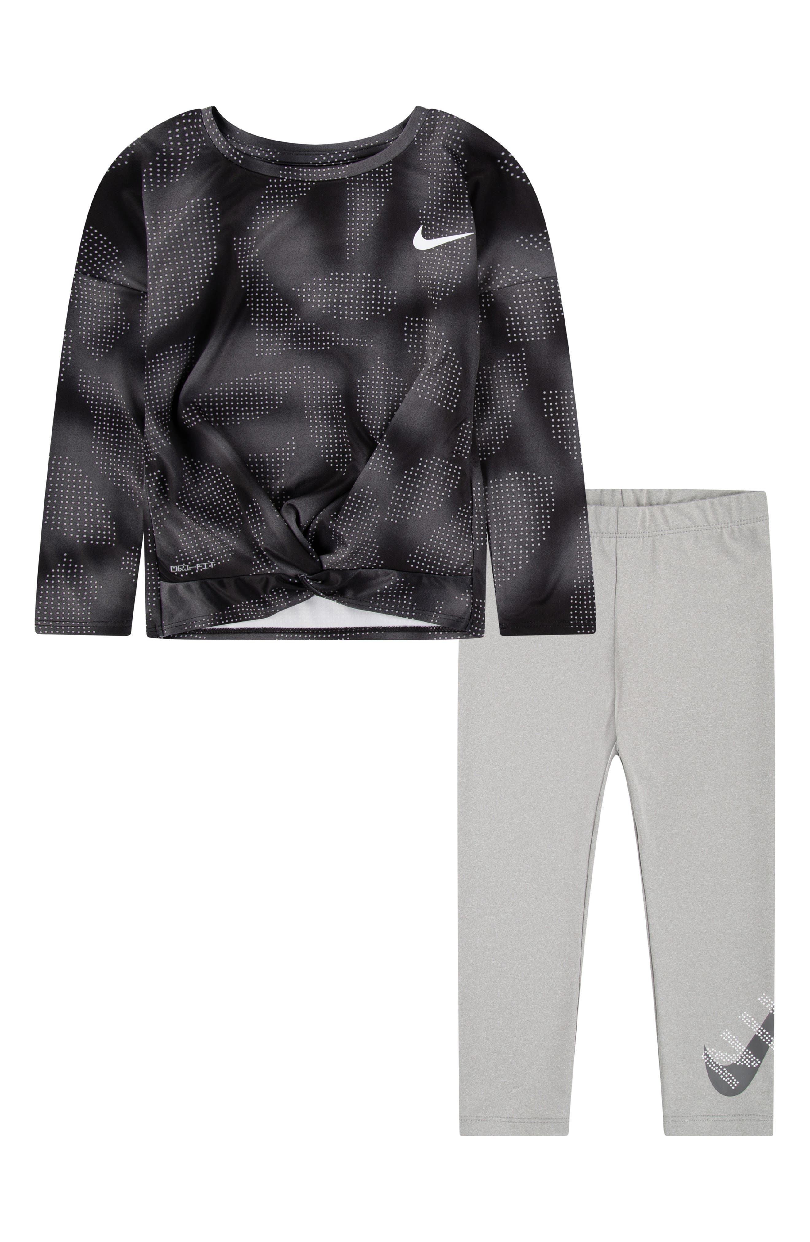Nike Dri-FIT Long Sleeve T-Shirt & Leggings Set
