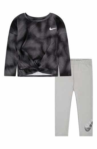 Nike Dri-FIT Long Sleeve T-Shirt & Leggings Set
