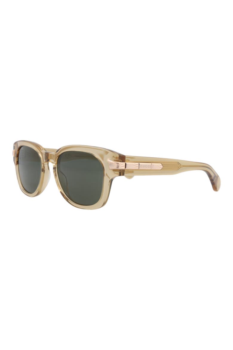 51mm Round Sunglasses, Alternate, color, BROWN BROWN GREY