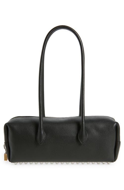 Alexander Wang Medium Roux Key-charm Shoulder Bag In Black