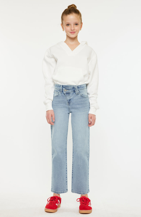 Sav High Rise Straight Jeans