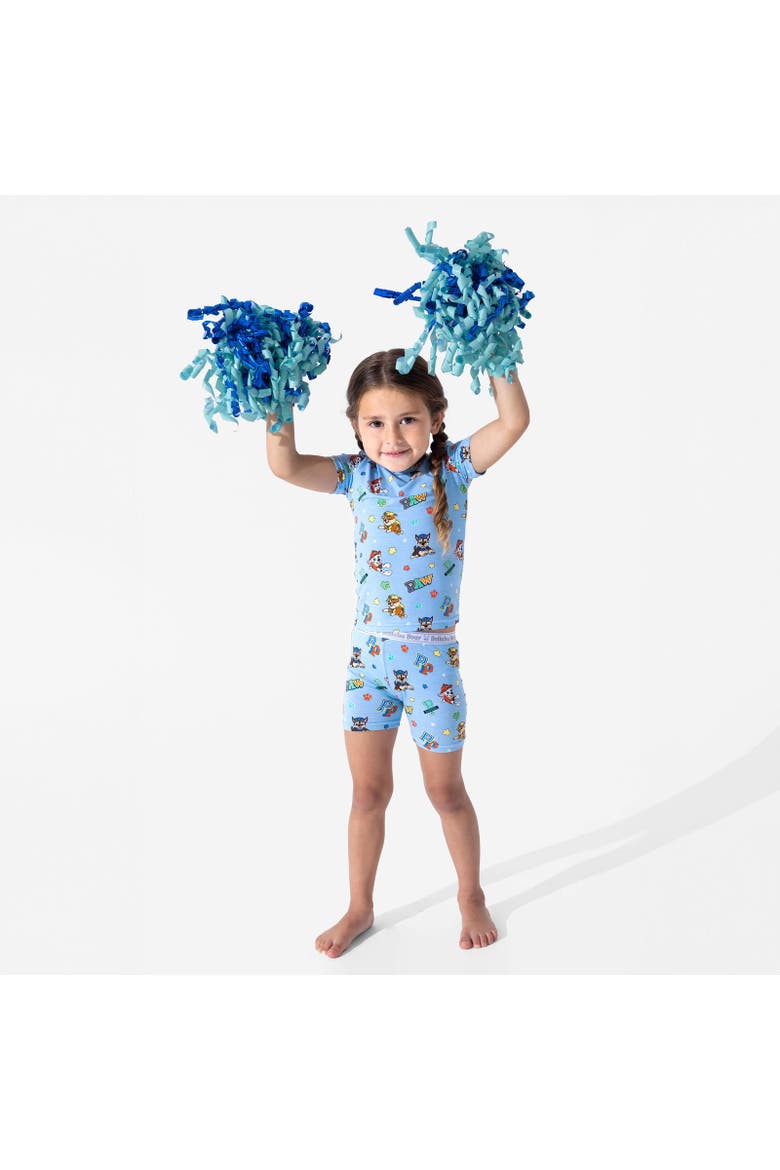 PAW Patrol Varsity Blue Kids 2-Piece Short Sleeve & Shorts Pajama Set, Alternate, color, PAW Patrol: Varsity Blue