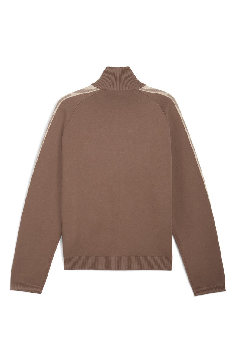 PUMA x Represent Zip-Up Cardigan, Alternate, color, Pine Bark