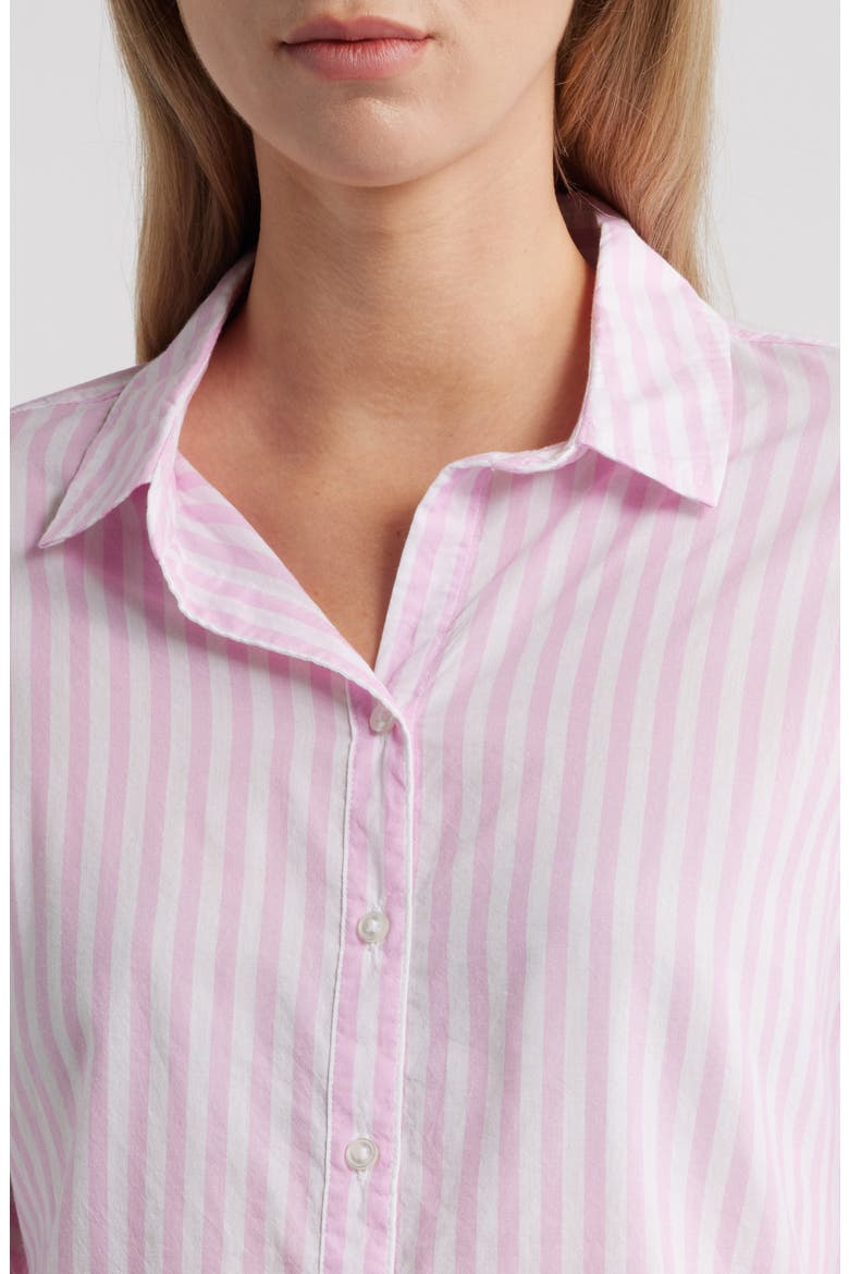 Wells Stripe Shirt, Alternate, color, PINK ICING