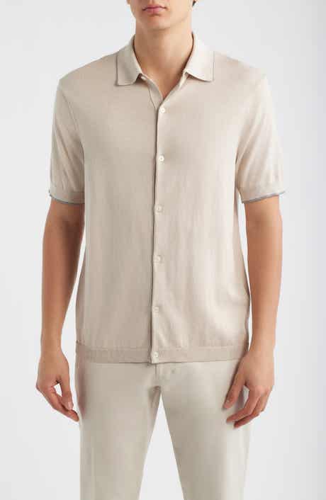 Harrison Knit Button-Up Shirt