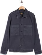 BOSS Laredo Cotton Blend Shirt Jacket