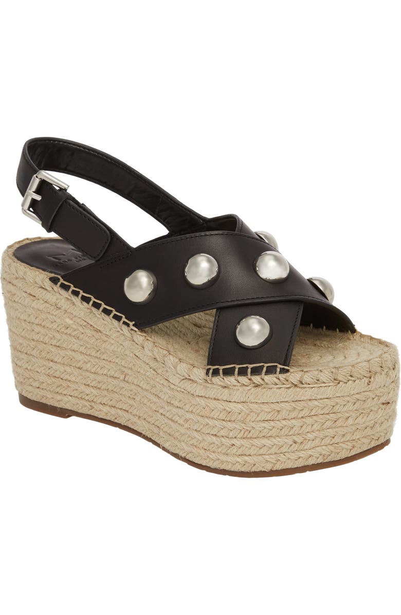 Marc Fisher LTD Rella Espadrille Platform Sandal, Main, color,