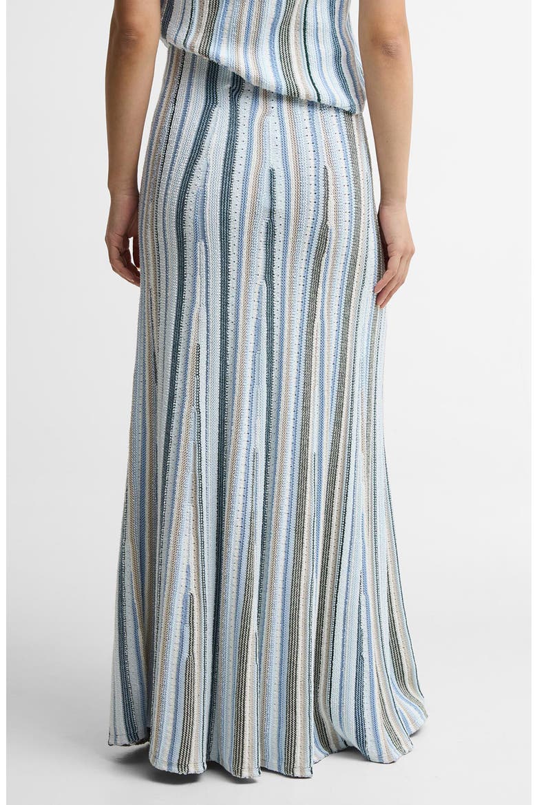 Josie Pointelle Knit Maxi Skirt, Alternate, color, BLUE MULTI