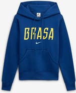 Nike Women's Nike Blue Brazil National Team Phoenix Fleece Hoodie