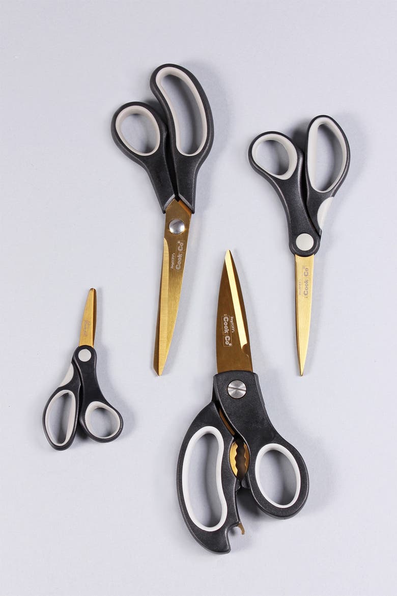 Studio Gold Scissors - Set of 4, Alternate, color, GOLD
