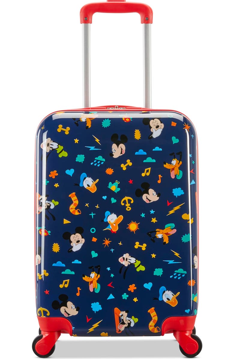 AMERICAN TOURISTER Disney Hardside Carry on 18 Inch Luggage with Spinner Wheels, Alternate, color, Mickey Mouse
Friends