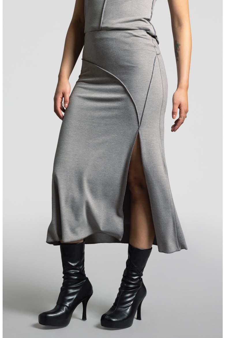 Marisol Maxi Skirt, Main, color, NATURAL GREY