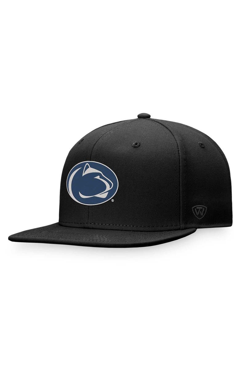 TOP OF THE WORLD Men's Top of the World Black Penn State Nittany Lions Dusk Flex Hat, Main, color, Black