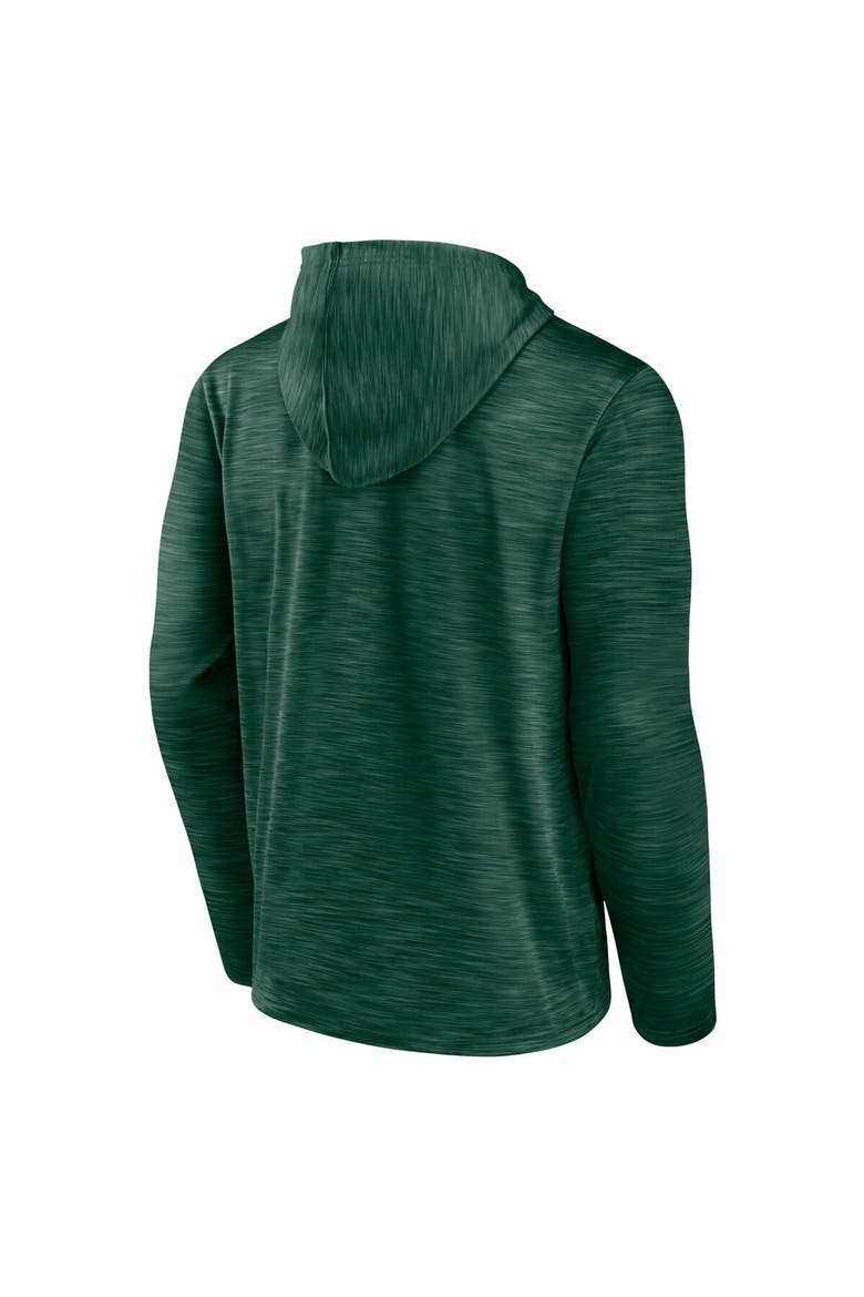 Men's Fanatics Branded Heather Green Green Bay Packers Hook and Ladder Pullover Hoodie, Alternate, color, Heather Green
