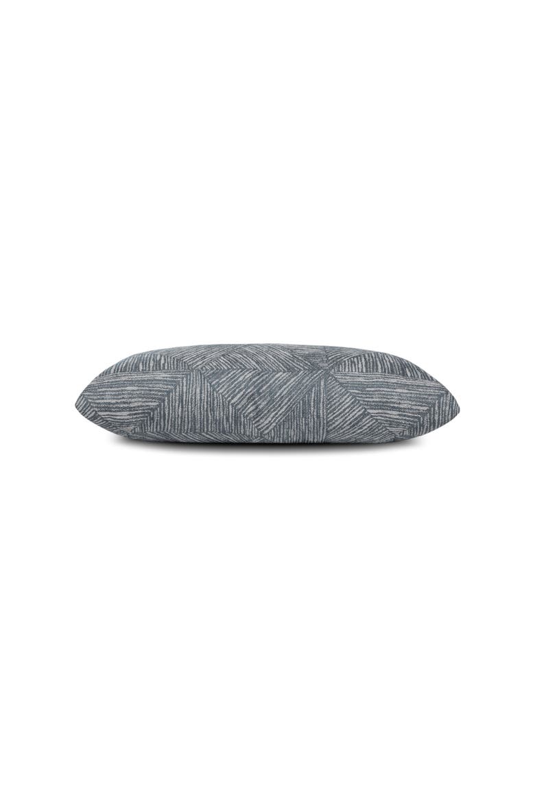 Reimagine Denim Indoor & Outdoor Woven Accent Pillow, Alternate, color, Denim