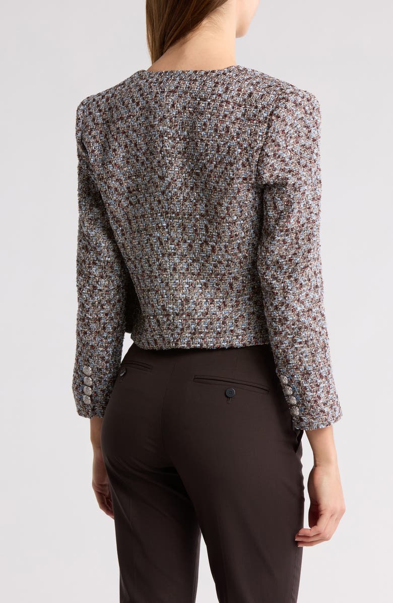 Veronica Beard Nathan Shimmer Tweed Jacket, Alternate, color,