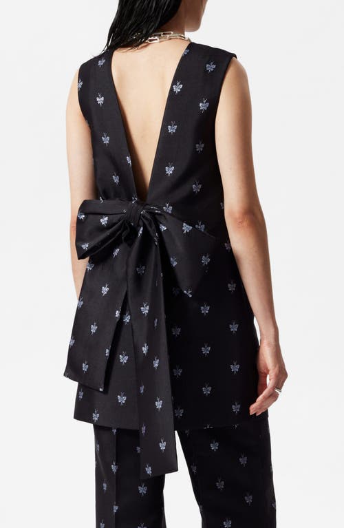 & Other Stories Metallic Jacquard Shift Minidress In Dolce