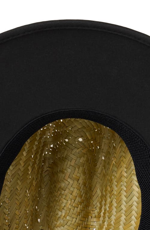 Travismathew The Patch Straw Fedora In Straw
