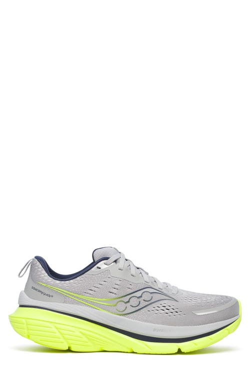 Saucony Guide 18 Running Shoe In Cloud/citron