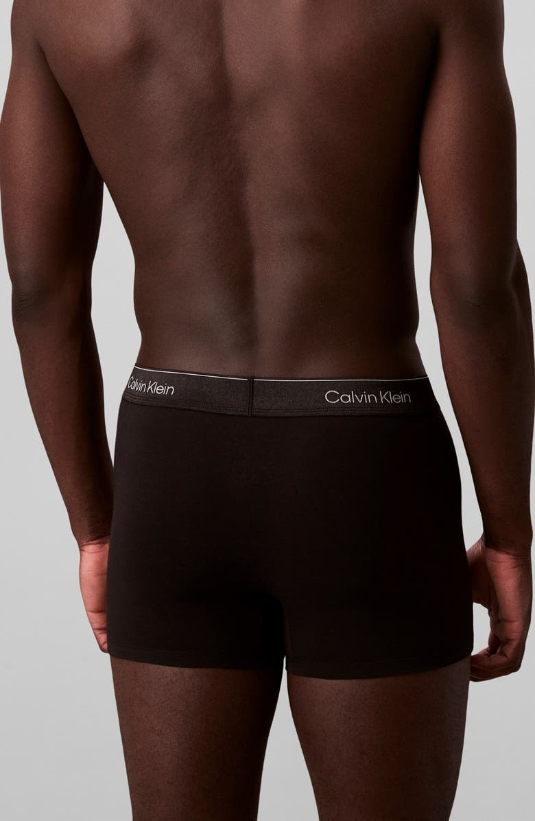 Calvin Klein Icon Holiday Stretch Cotton Boxer Briefs, Alternate, color, Black