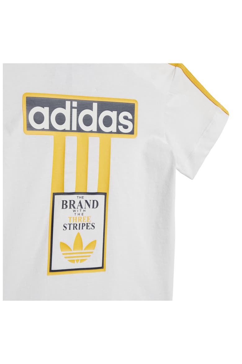 Kids' Adibreak Graphic T-Shirt & Shorts Set, Alternate, color, NIGHT INDIGO