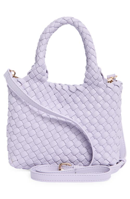 Urban Expressions Handbags Diamond Weave Satchel In Lilac