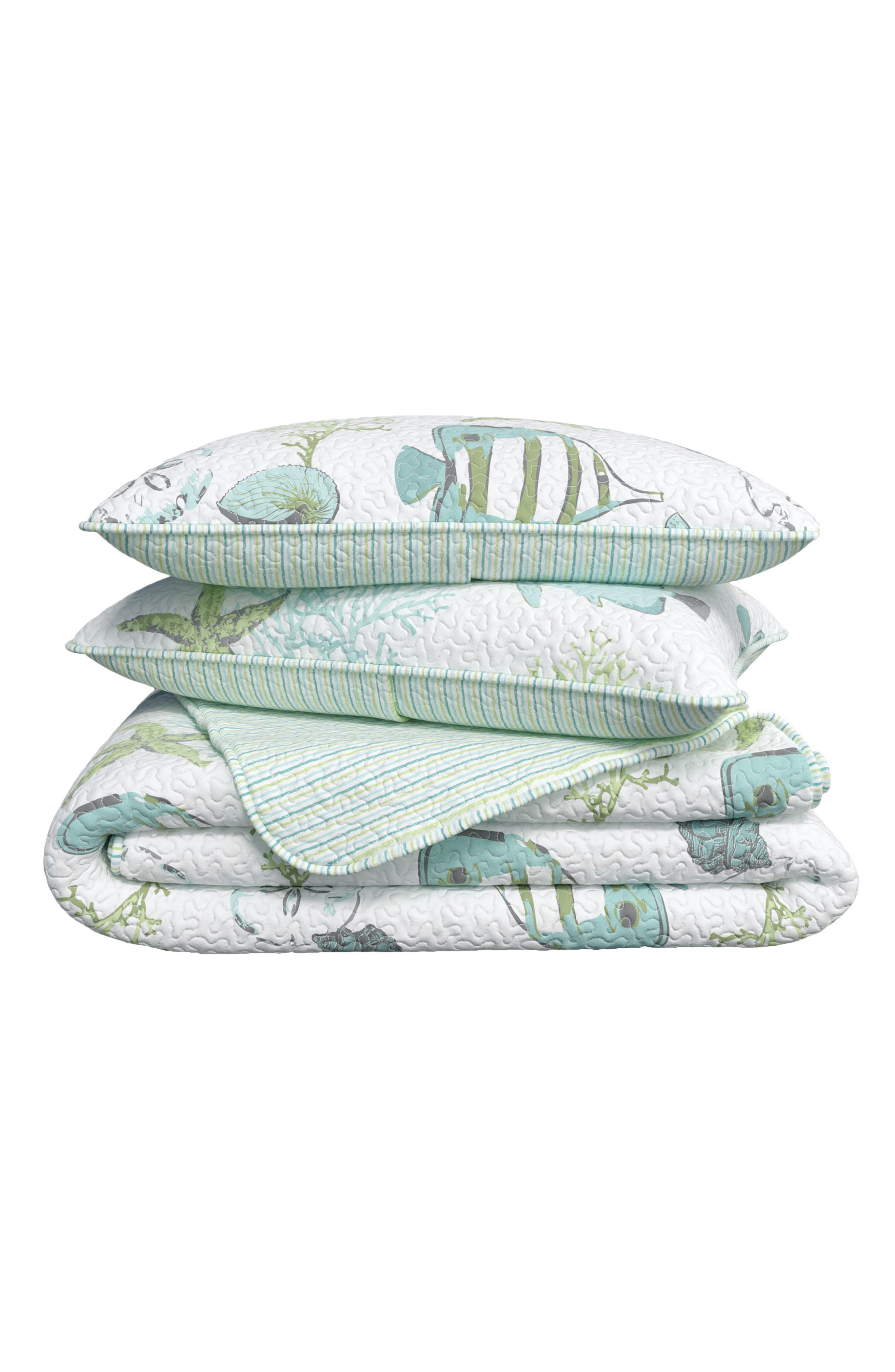 Woven & Weft Coastal Fish Quilt Set