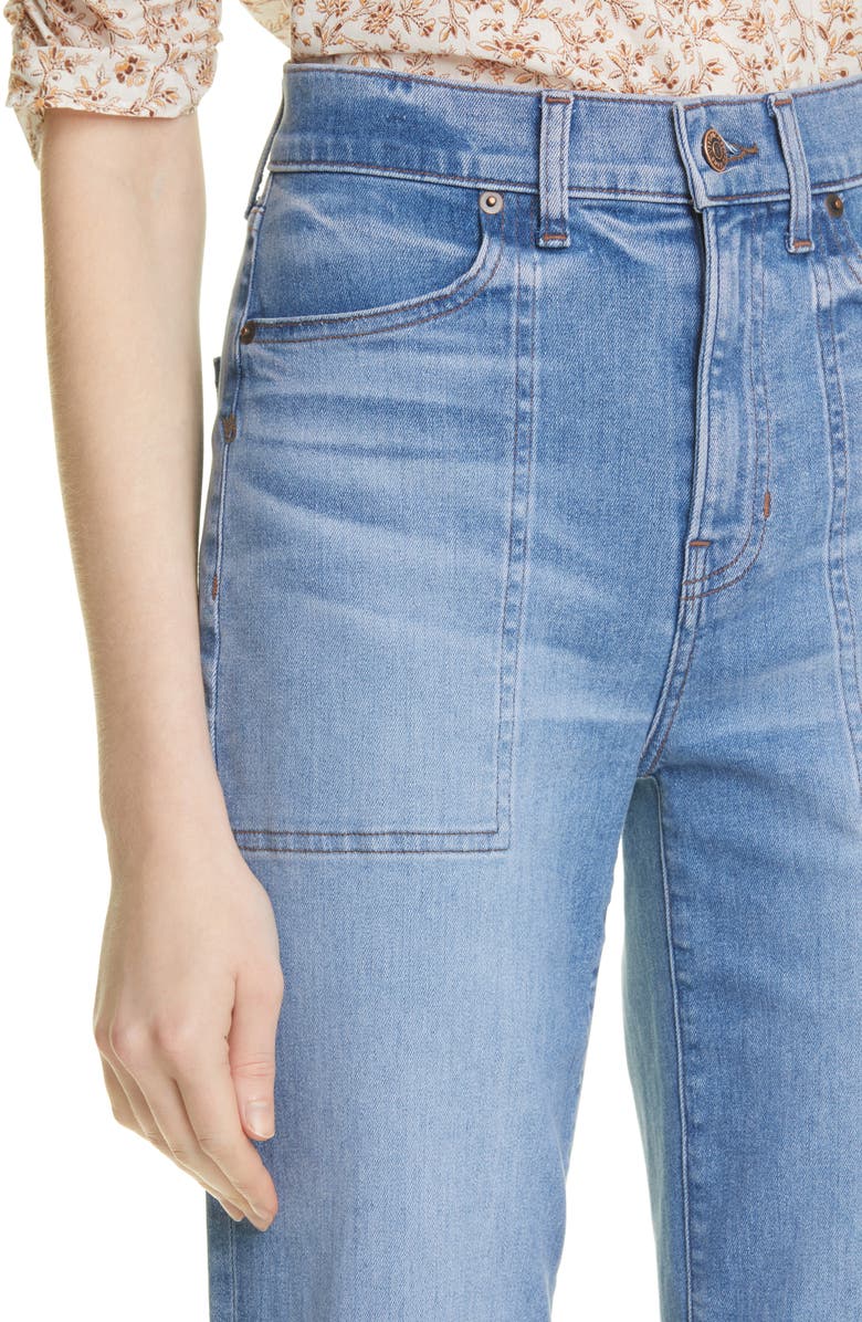 Veronica Beard Crosbie Wide Leg Jeans, Alternate, color, Amethyst