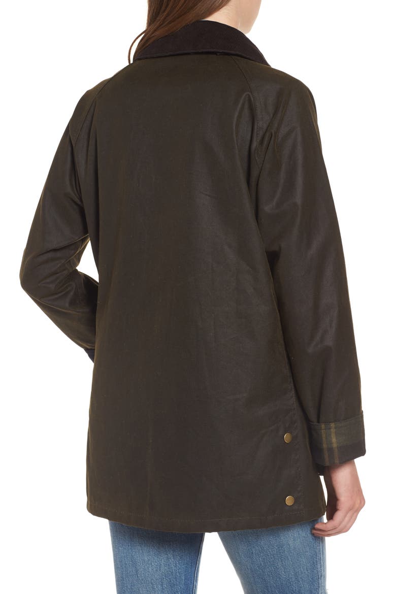 Acorn Waxed Jacket, Alternate, color, OLIVE