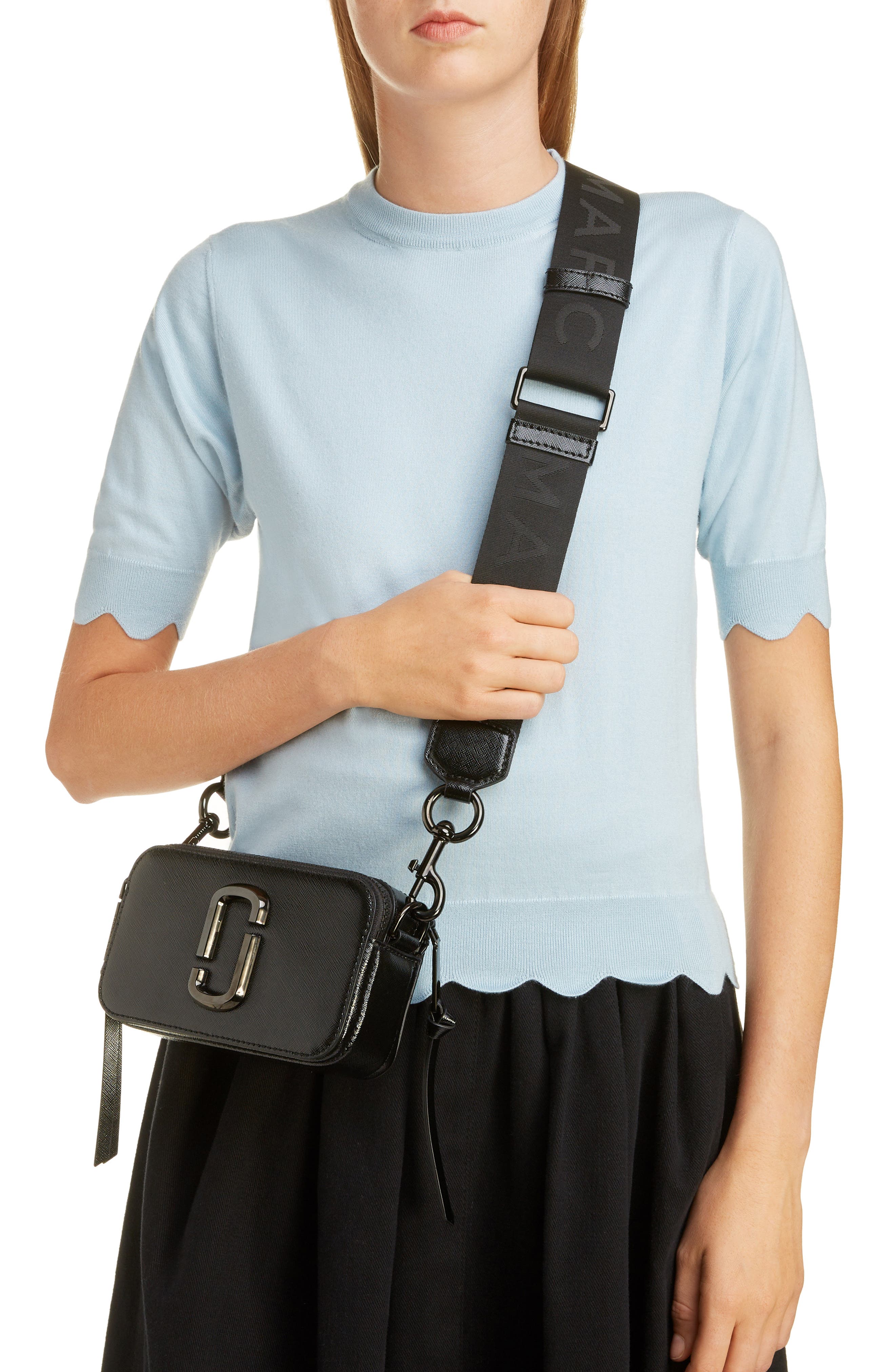 Marc Jacobs The Snapshot DTM Bag, Alternate, color, Black