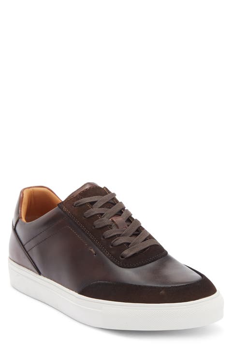 Arlo Leather & Suede Low Top Sneaker (Men)