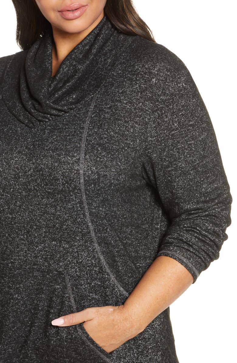 Loveappella Drape Neck Pullover, Alternate, color, 