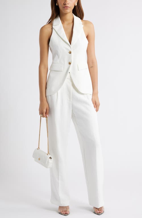 Open Edit Notched Lapel Vest